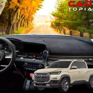 렉스턴 스포츠 벨벳 대쉬보드 커버 자동차 차량용 논슬립 대시보드 덮개