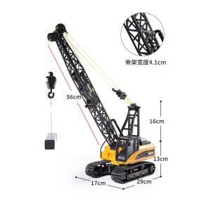 크레인 RC 중장비 포크레인 덤프트럭 공사장 타워크레인