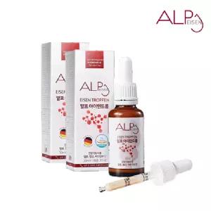 [독일 최우수상 철분제] 알프뉴트리션 알프아이언드롭 철분 30ml 2병(2개월분)