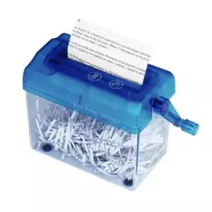 가정용 수동 문서 파쇄기 미니 소형 종이 세단 서류 영수증 세절 A4 분쇄 세단기 세절기 분쇄기