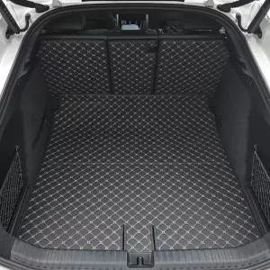 카프트 아우디 A6 E트론 트렁크매트 프리미엄 퀼팅 가죽 용품