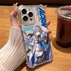 게임 Honkai 스타 레일 전화 케이스 갤럭시 S25 S24 S23 S22 S21 S20 FE 울트라 플러스 5G 참고 20 10 프로 소프트 클리어 커버 DS-2O