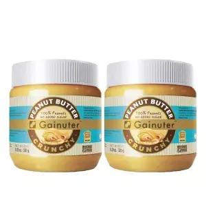 제이넛터 땅콩버터 크런치 320g 2개- 무첨가 무설탕 땅콩잼