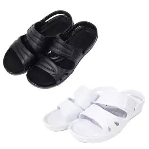 국산 EVA 간호화 샌들 쿠션 여성 실내화 병원 사무실용 국내제조 색상 룸슬리퍼 화이트