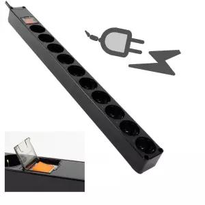 안전 콘센트 과부하차단 멀티탭 접지 국산 10구 2.5m/고용량/고전력/누전/차단기/과부하/차단/멀티텝/고압