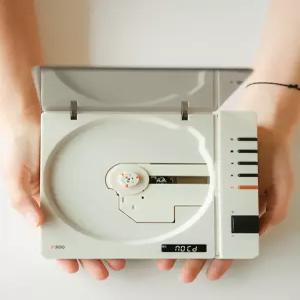 Syitren 빈티지 레트로 화이트 R300 CD플레이어 감성