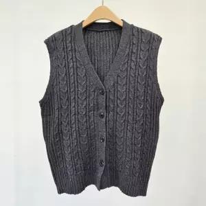 빅사이즈 511 데일리꽈베기니트조끼 DEBS743