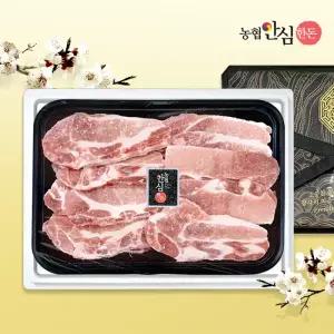 [롯데백화점]온도씨 무항생제 농협안심한돈 채반 LA갈비 선물세트 2kg