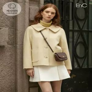 [ENC] 핸드메이드 골드버튼 스티치코트 (ENJH34T51A)