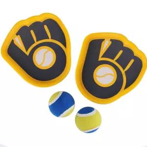 빅 캐치볼세트 글러브 벨크로 캐치볼 유아용 야외놀이 레저용 레크레이션 놀이도구