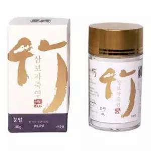 [삼보죽염] 무형문화재 9번구운 국내산 자죽염 분말 110g