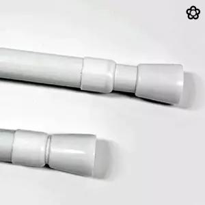 슬림 압축봉 길이 조절 옷걸이봉 얇은 압축봉 욕실 설치 83-150cm