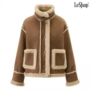 시어링 양털 데일리 무스탕 자켓 (DP4JK028A)