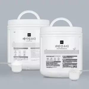 가성비가브랜드다 베이킹소다+과탄산소다 버킷 5KG+스푼