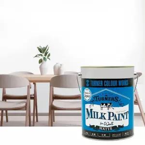 TURNER 밀크페인트 아이방 벽지 베란다 곰팡이방지 냄새제거 오염방지 불연페인트 무광