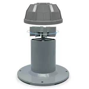 POUR스토어 탈기반 무동력 에어밴트 페이퍼 팬 벤트