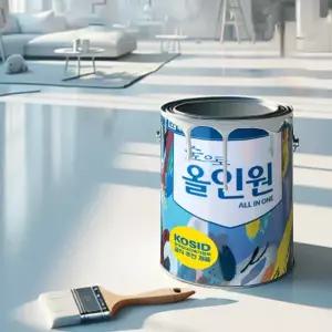 KCC페인트 숲으로올인원 3.78L 목재 가구 방문 철재 현관문 방화문 젯소가필요없는 페인트