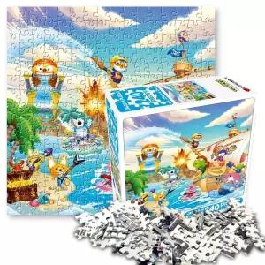 DIY 뽀로로 직소퍼즐 240pcs 해적섬의 여름/퍼즐/어린이/맞추기/그림/동물/조각/판/놀이/유아/선물/미니/루