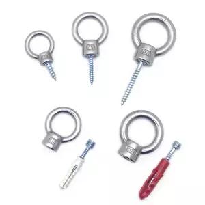 스텐 아이너트+피스+칼블럭 세트 M6, M8, 3/8 콘크리트벽 나무 목재 고리 총알 못 대포피스