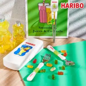 하리보 스푼포크젓가락케이스세트/ 수저세트 장난감 구디백 문방구 커트러리