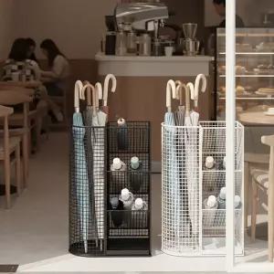 대용량 우산꽂이 장우산 단우산 보관함 병원 카페 학원 현관 우산 정리대 걸이