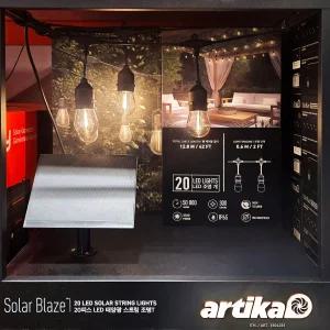 코스트코 태양광 LED 줄전구 20구 12.8M 정원등 태양열 줄조명 알전구 전등 감성조명