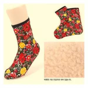 귀족요술버선중목(4컬레) 요술버선 보온 기모 방한 덧버선 삭스