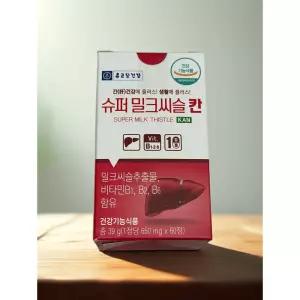 종근당 슈퍼 밀크씨슬 간 비타민B 650mg x 60정
