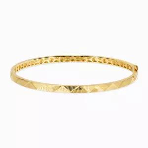 18K 보떼 크로스 셰브론 뱅글 팔찌