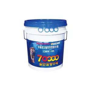 칠만표 CMW4B 4L 벽돌 타일 미장 외벽 수용성 고침투 투명 발수제