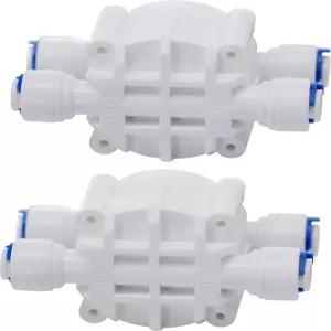 RO 역삼투압을 위한 퀵 커넥트 피팅이 있는 DIGITEN 1 /4 자동 차단 밸브(2팩)