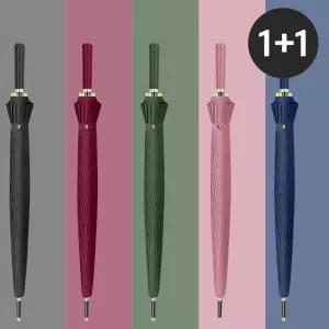 24K 프리미엄 장우산 1+1[단일색상]