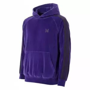 TRACK HOODY - CPE VELOUR PURPLE NS252) 트랙 후디)