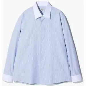 [하프클럽/에스티코]클레릭 듀엣 버튼 셔츠 네이비 (클래식핏 SDSWA51CTN