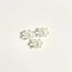 이지심플 비즈 공예 투명 은방울꽃 diy 재료 (1p) 키링 팔찌 악세사리 부자재 식물 화분 끈갈피 만들기