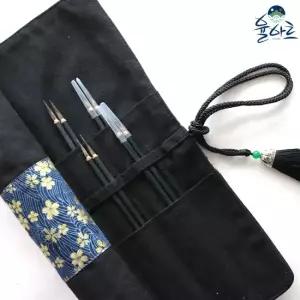 패브릭 붓발 붓말이 화방 서예 붓 용품 붓말 붓보관 민화 동양화 한국화