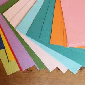 공정무역 코끼리똥종이 12컬러 세트 (A4 X 25매), 12컬러세트 코끼리똥 초등과학 환경교육 코끼리와 공생하는 종이 숲을지키는 종이