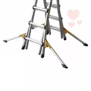 4개세트 고무발 사다리보조장치 원터치아웃트리거 건설안전용품 현장안전용품 사다리지지대