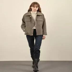 [올리비아로렌][올리비아로렌] 헤링본숏자켓VOCFU4W9141 (P003751007)