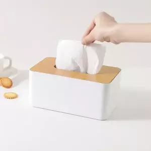 원목 휴지 케이스 우드 각티슈 커버 사각 휴지함 티슈 보관함 곽티슈 박스 (WFKL0PG)