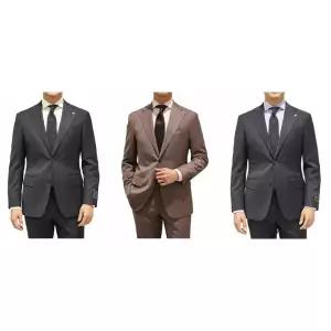 [롯데백화점]지이크 S/S시즌 까를로 바르베라 이태리 수입 원단 프리미엄 라인 울 수트 3종 PKJ3000