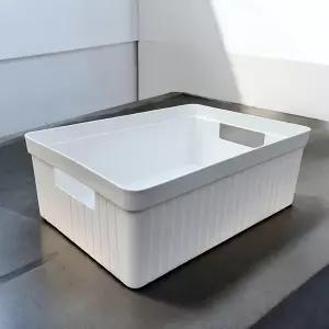 옳은유통 팬트리 바스켓 4호 /다용도 소품 수건 속옷 수납 정리함