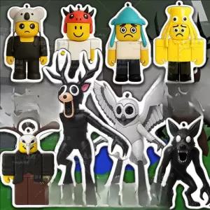 로스 99나이트 인더 포레스트 스타일 블록 아크릴 키링 캐릭터 열쇠고리 남성용 게임 테마