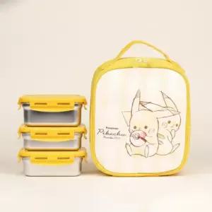 포켓몬스터 3단 스텐도시락 보온보냉가방 세트