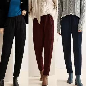 포근한기모플리츠팬츠3종세트