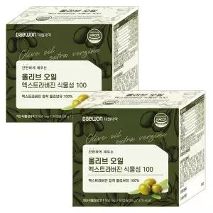 올리브오일 엑스트라버진 압착식물성 캡슐 100 스페인산 지중해 피쿠알 단일품종 냉압착 2개 60정 오일 올