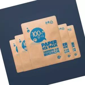 CQ 친환경 종이 아이스팩 소 12x17 10개 냉장포장