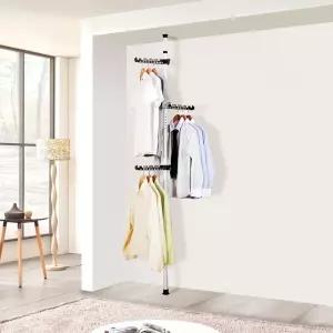 고정식 1단 행거 기둥 옷걸이 고정식행거 1단행거 폴행거 기둥행거