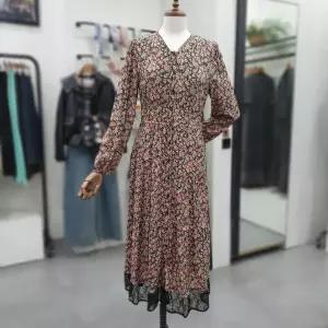 [써스데이아일랜드]레이스 믹스 패턴 풀오픈 원피스 T252MOP140W