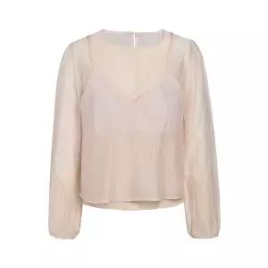 [JJ지고트](대전신세계)실키 뷔스티에 레이어드 블라우스 GS4N0BL401